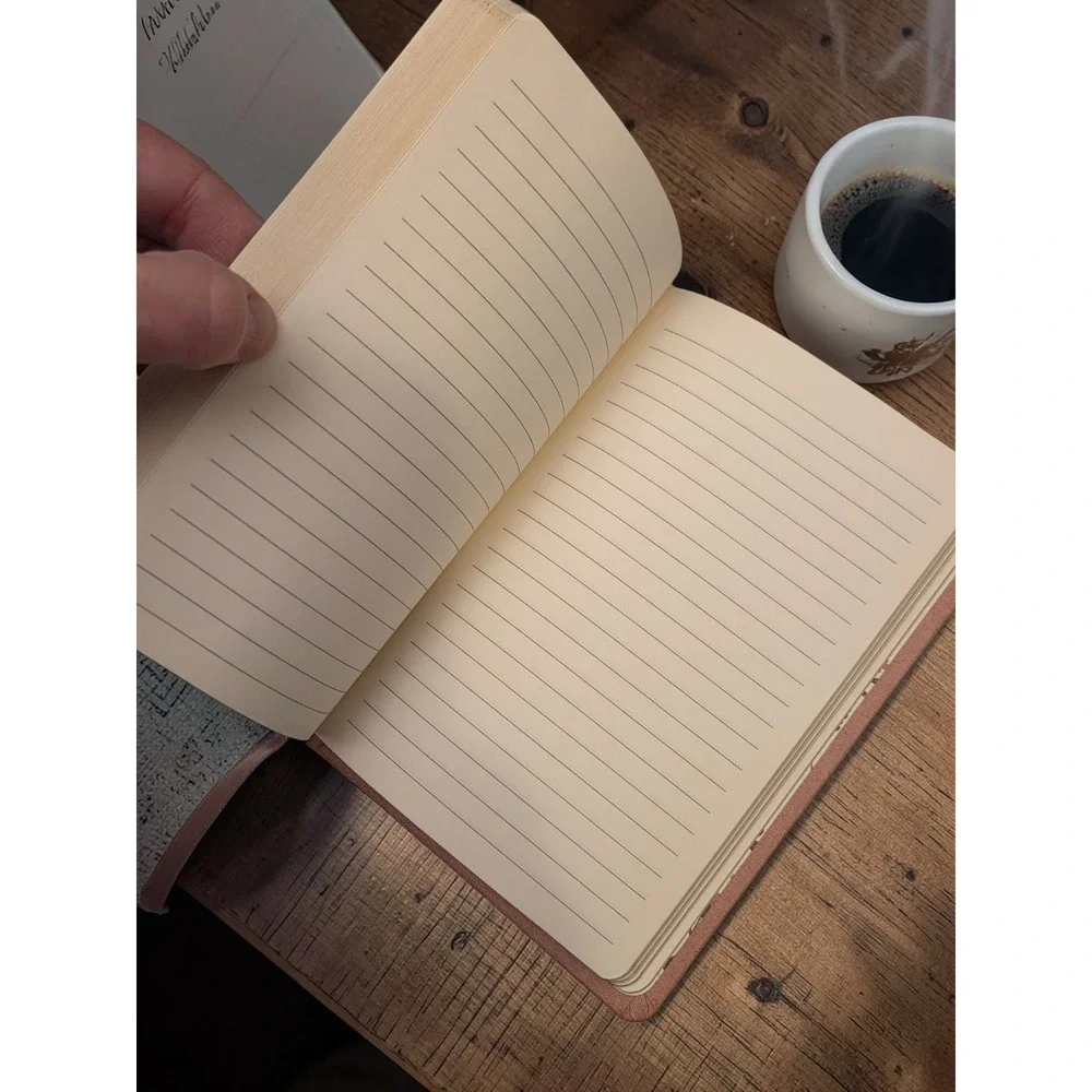 Pink & Gold Foil Velvet Lined Target Threshold Journal Notebook | 96sheets | 5x7